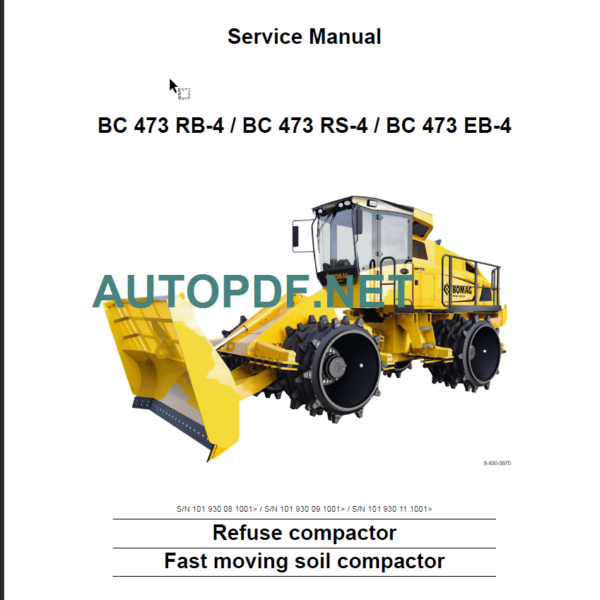 BC 473 RS-4 Service Manual