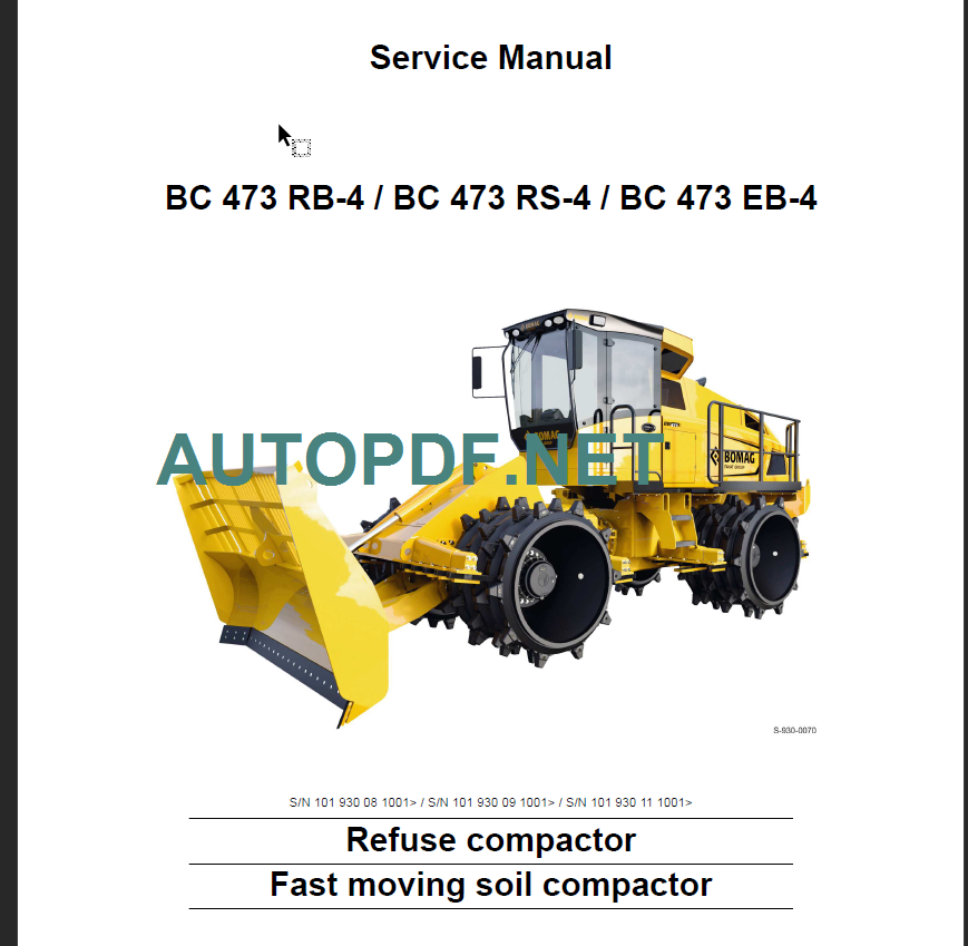 BC 473 RS-4 Service Manual