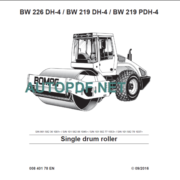 BW 219 PDH-4 Service Manual