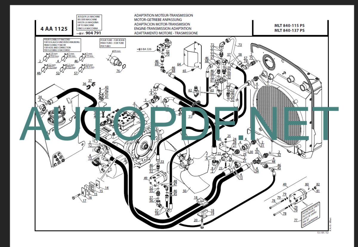 MLT 840 PARTS CATALOGUE