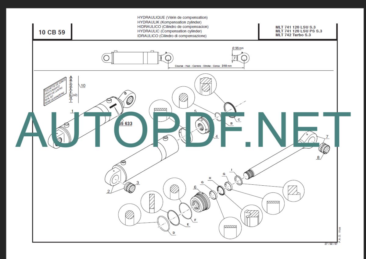 MLT 634 Serie C E2 PARTS CATALOGUE