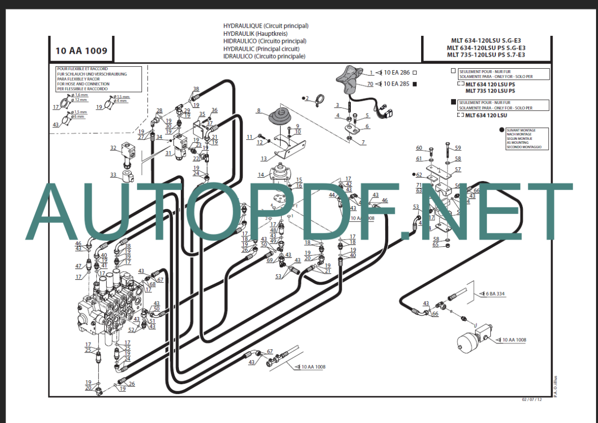 MLT 735 LSU S 7-E3 PARTS CATALOGUE