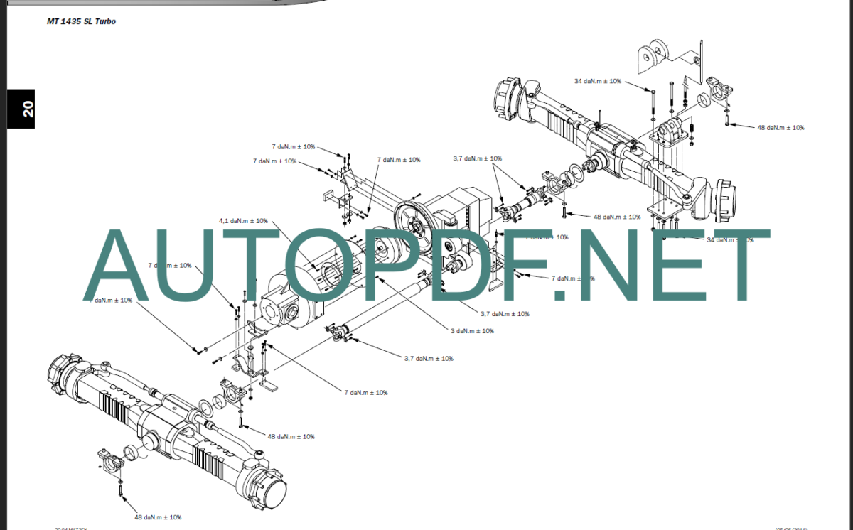 MT 625 H EASY 49K ST3A S1 REPAIR MANUAL