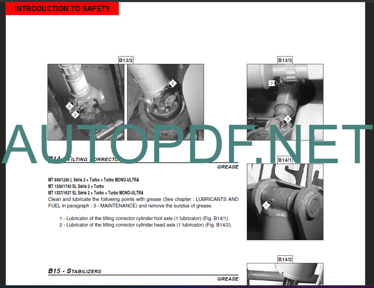 MT 940L-TW LS Series 2 OPERATOR SERVICE MANUAL