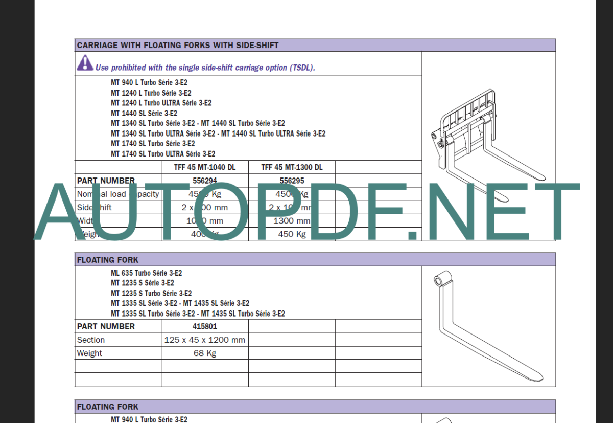 MT 940 L OPERATOR'S MANUAL