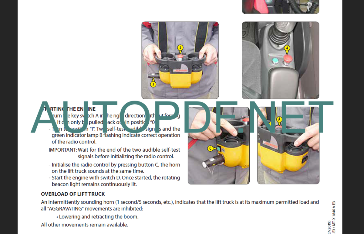 MT-X 1840 A E3 OPERATOR'S MANUAL