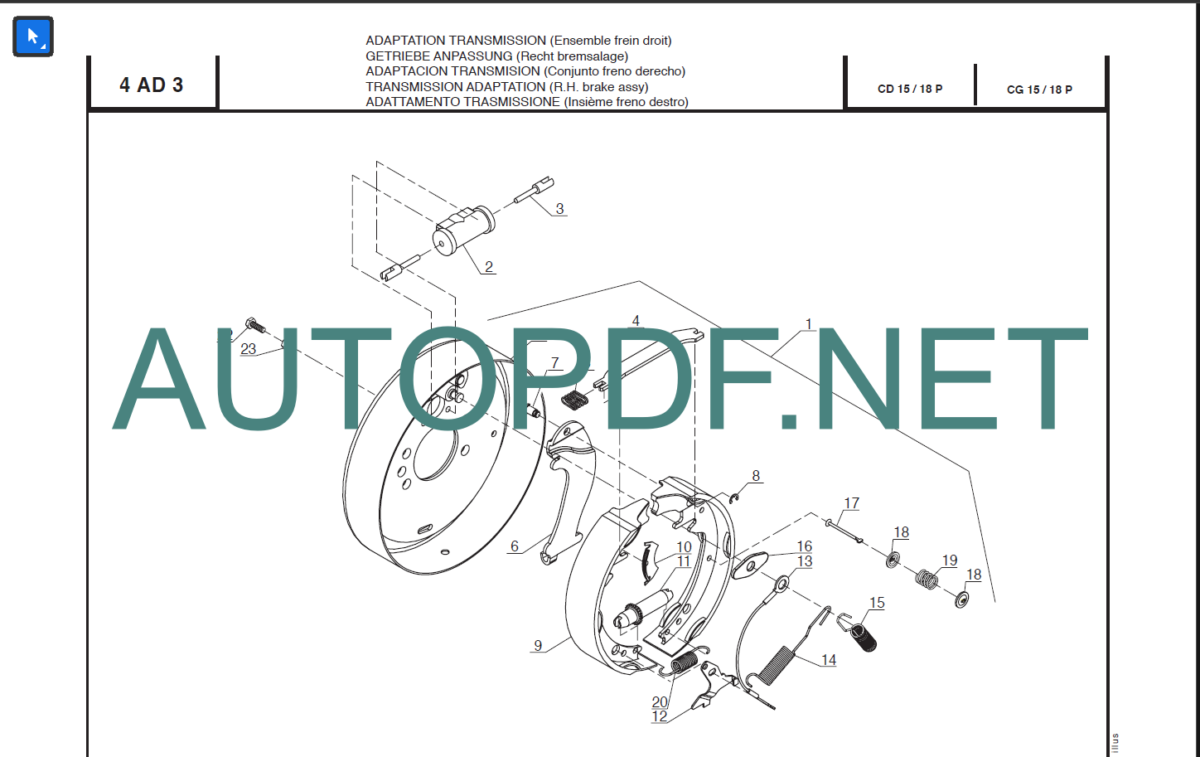 CD 25P-CG 25P PARTS CATALOGUE