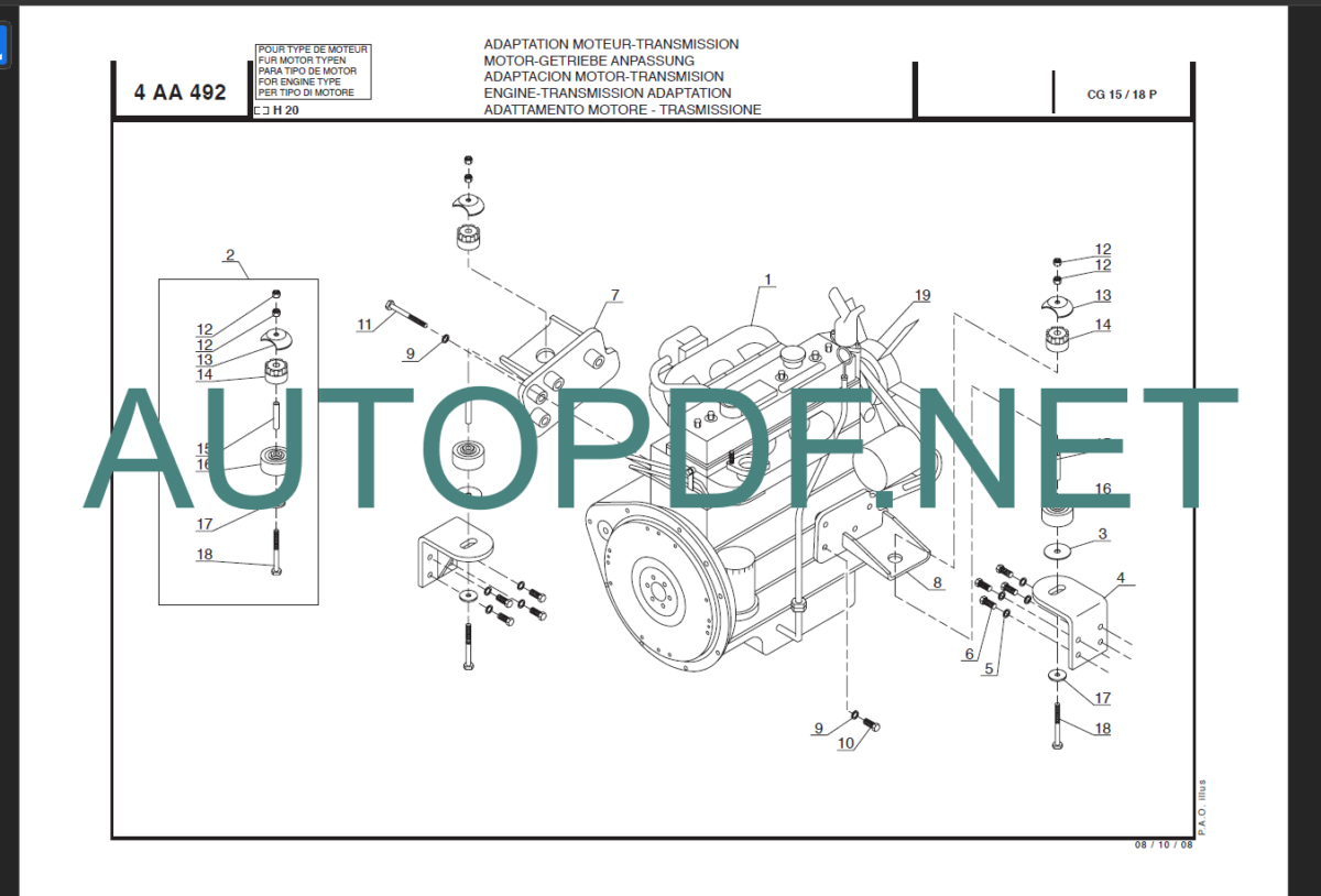 CD 30P-CG 30P PARTS CATALOGUE