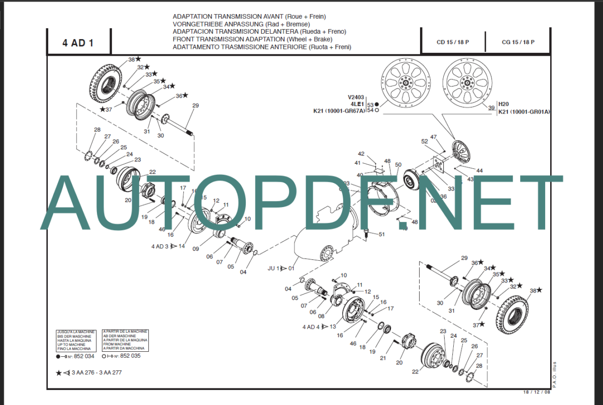 CD 35P-CG 35P PARTS CATALOGUE