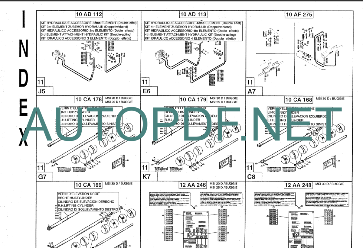 MSI 20D - MSI 20D BUGGIE PARTS CATALOGUE