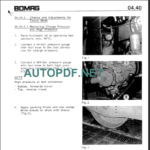 BW 213 DPDB Instruction FOR REPAIR