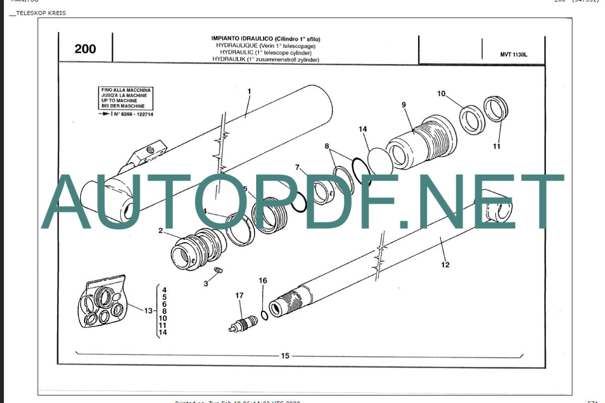 MVT 1230SL PARTS CATALOGUE