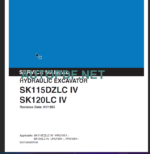 SK120LC IV SERVICE MANUAL