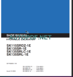 SK135SRL-1E-SK135SRLC-1E-SK135SR-1E SHOP MANUAL