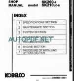 SK210LC-8 SHOP MANUAL 2006