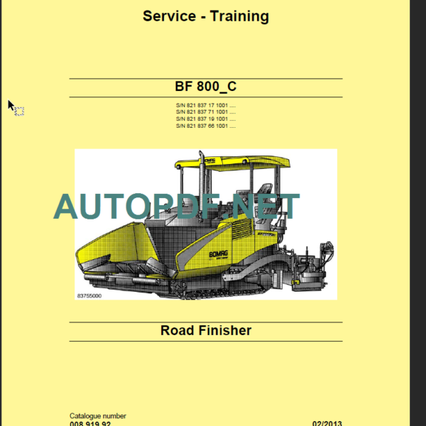 BF 800_C Service Training