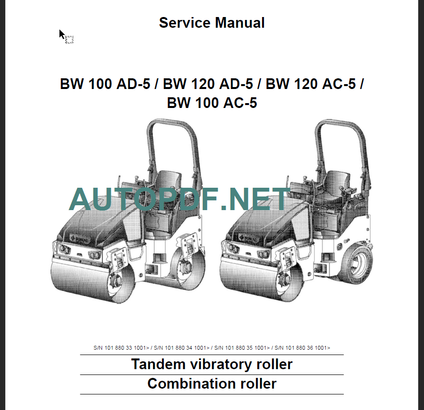 BW 100 AD-5 Service Manual