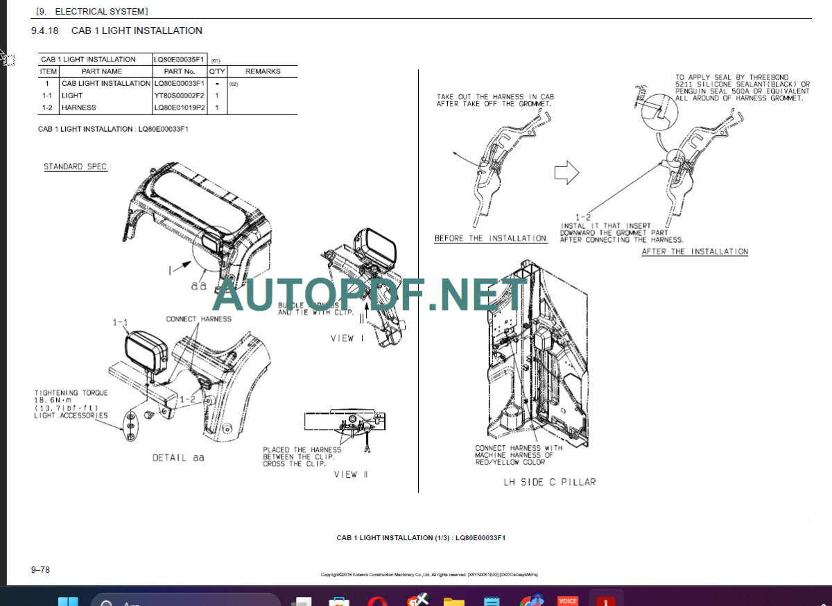 SK200-10 SHOP MANUAL