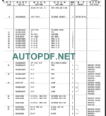 SK200V-SK200LCV PARTS MANUAL