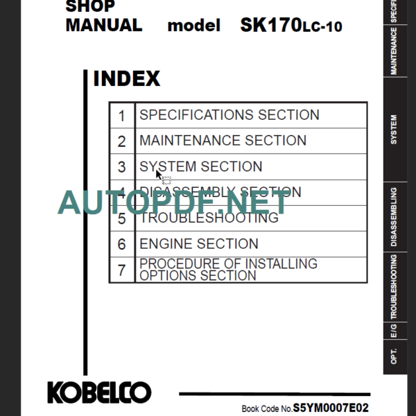 SK170-10 (NA) Shop Manual