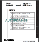 SK210LC-10 SHOP MANUAL