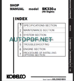 SK330-8 (HS Engine) SHOP MANUAL