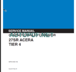 27SR ACERA TIER 4 SERVICE MANUAL