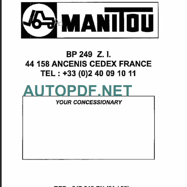 165 ATJ Repair Manual