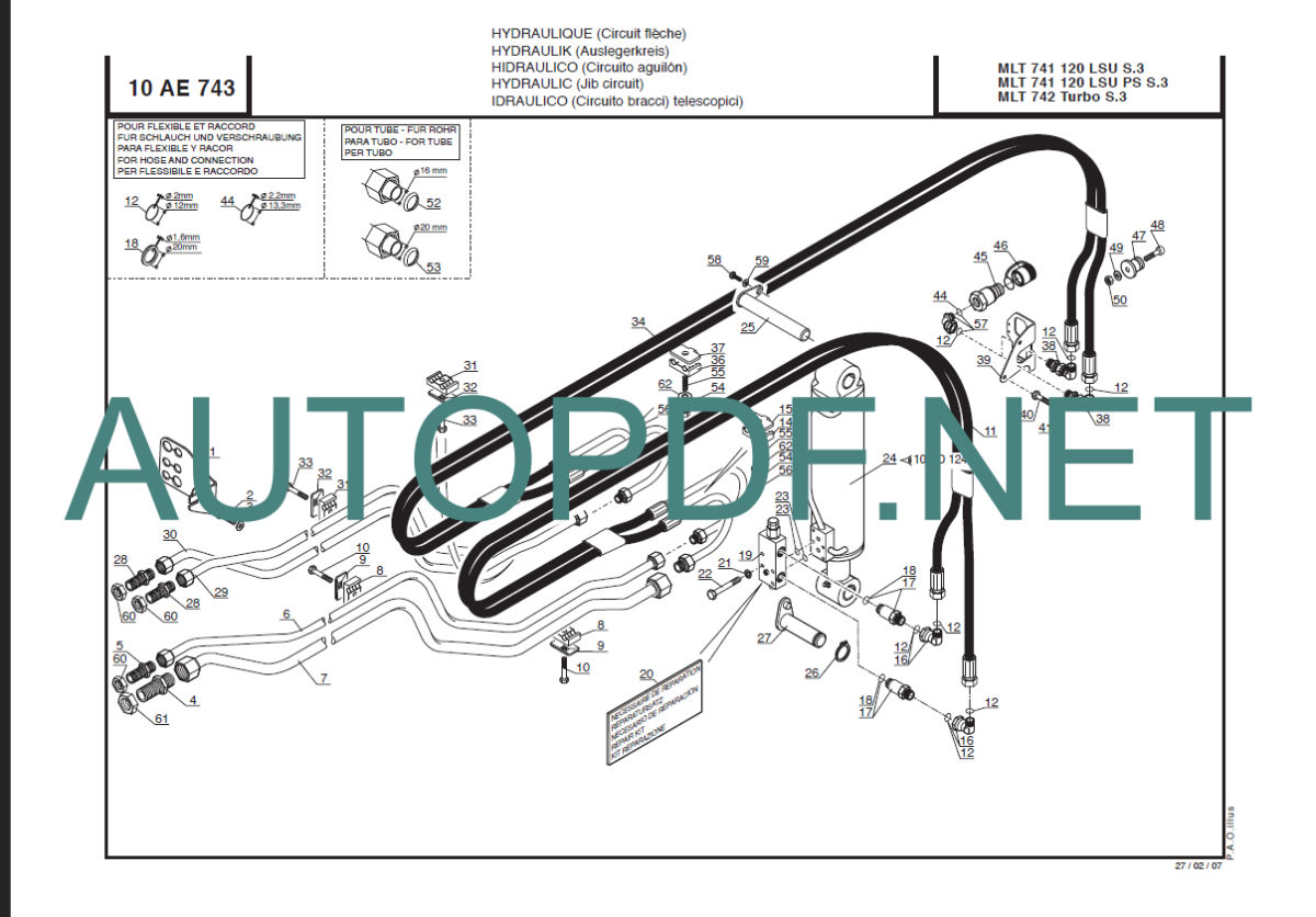 MLT 735 PS S 3 - E2 PARTS CATALOGUE