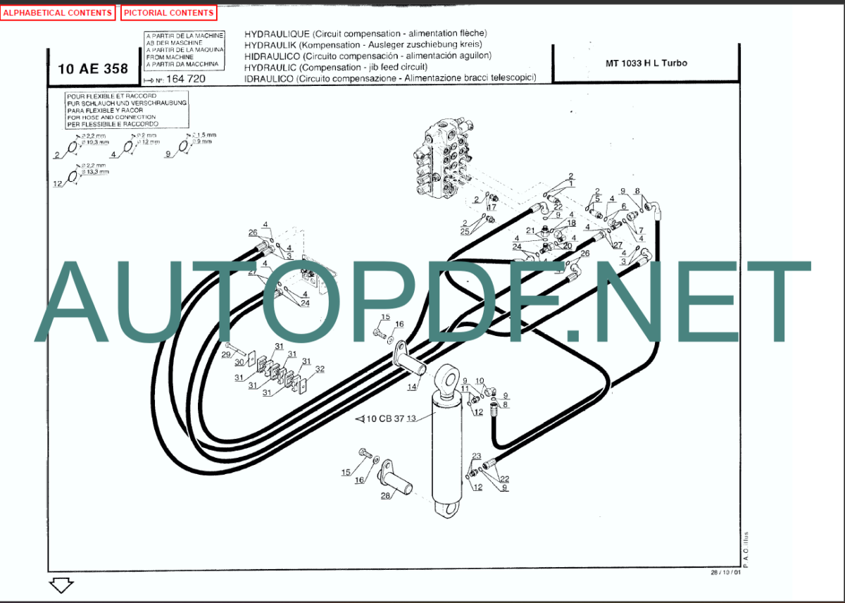 MT 1033 HL Turbo Series 1 PARTS MANUAL ]