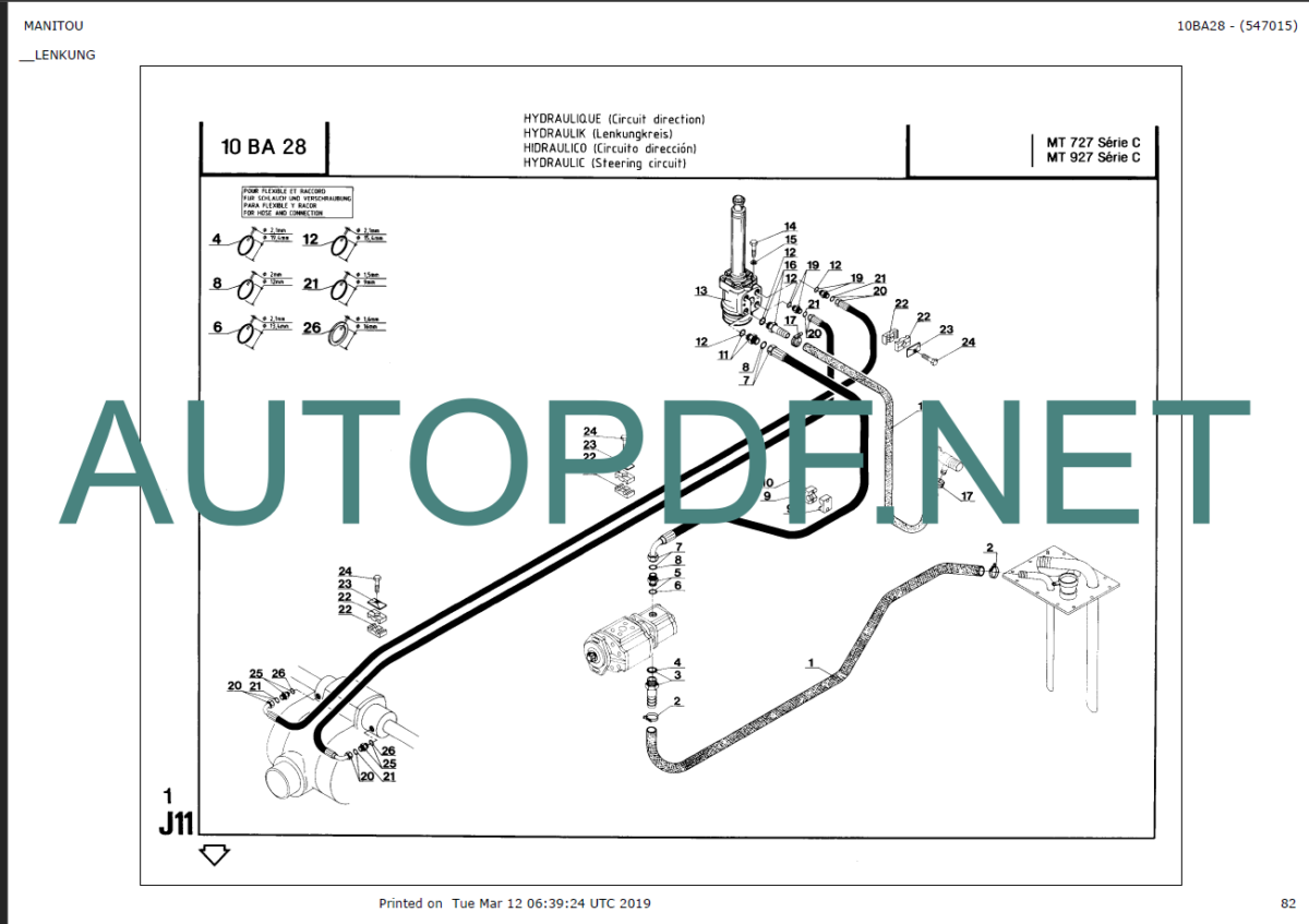 MT 727 SERIE C PARTS CATALOGUE