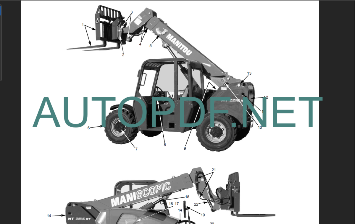 MT 5519 Operator Service Manual