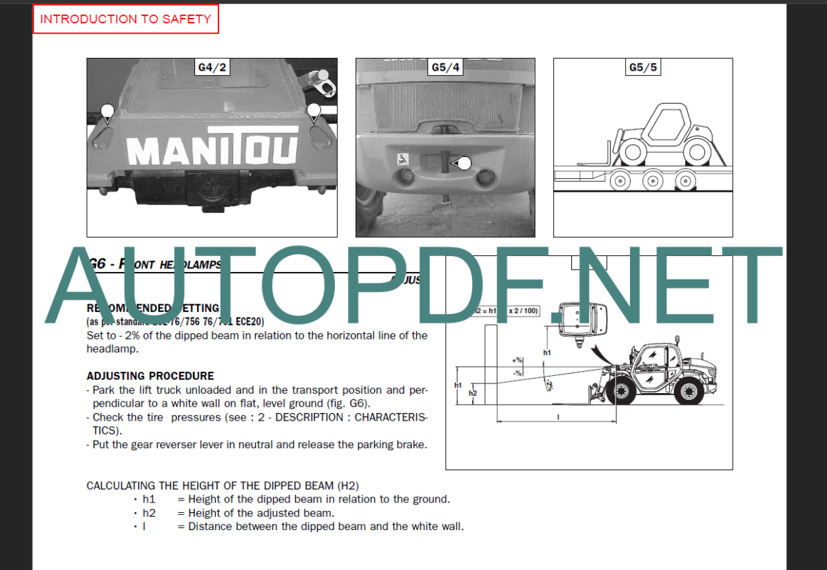 MT 523 Series B-E2 OPERATOR'S MANUAL ]