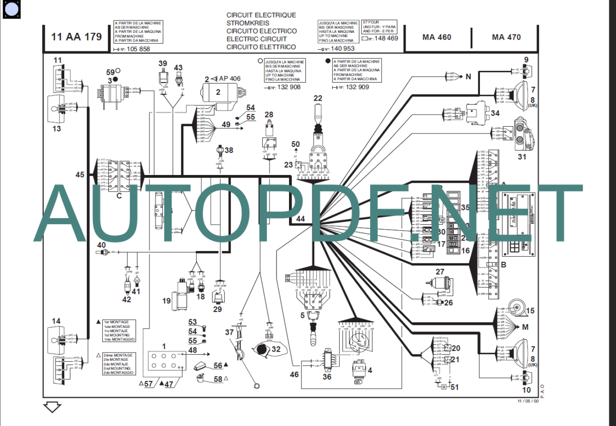 MA 470 PARTS MANUAL