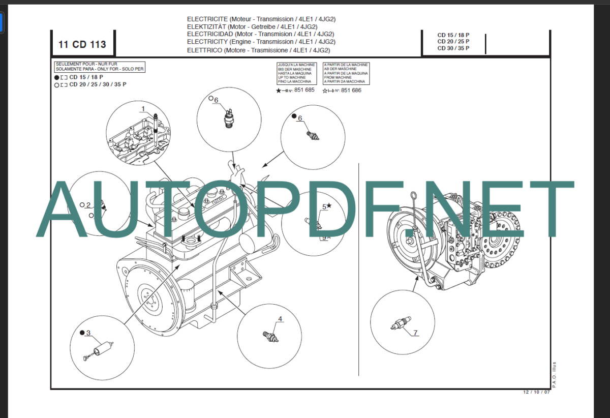 CD 25P-CG 25P PARTS CATALOGUE