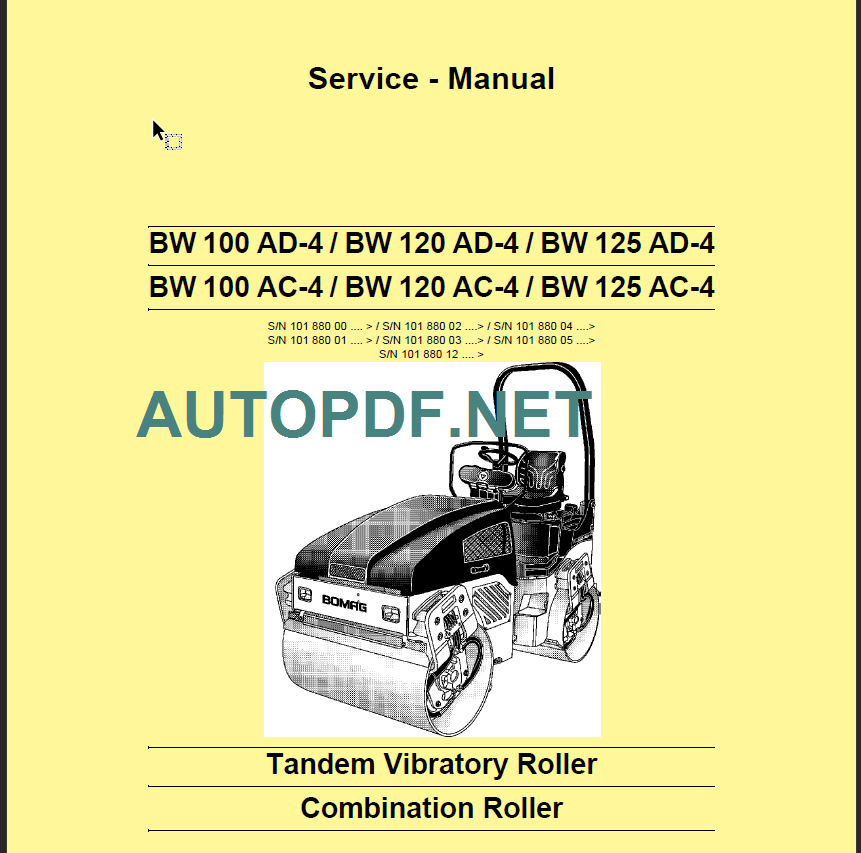 BW 125 AD-AC-4 Service Manual