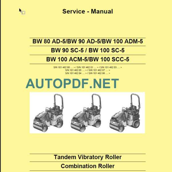 BW 80 AD-5 Service Manual