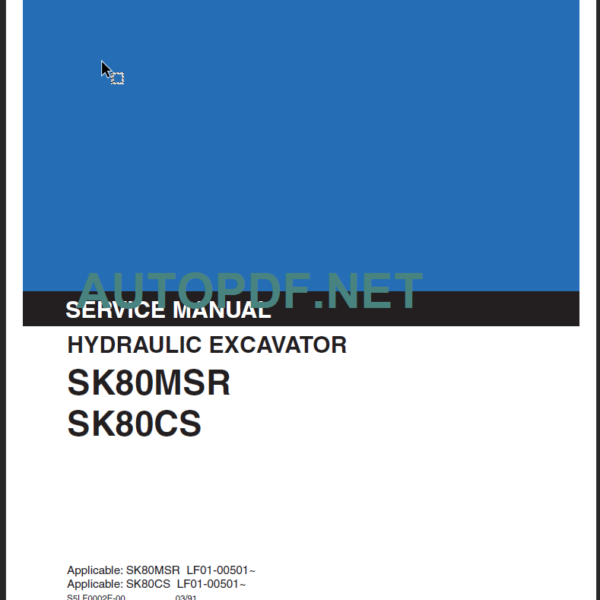 SK80MSR-SK80CS SERVICE MANUAL