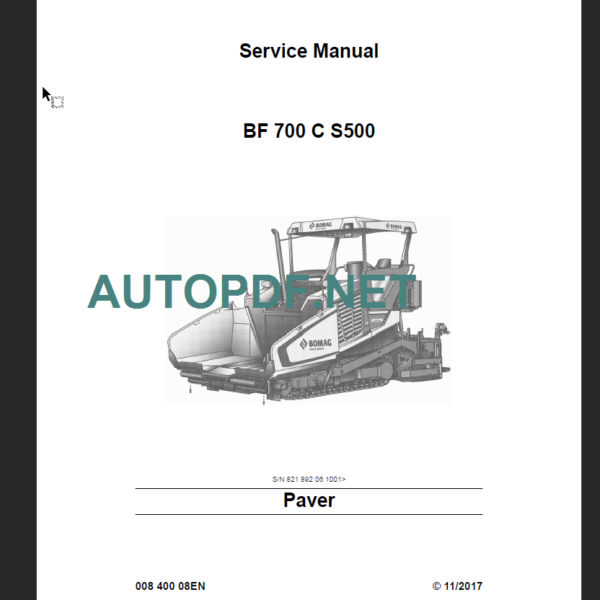 BF 700 C S500 Service Manual