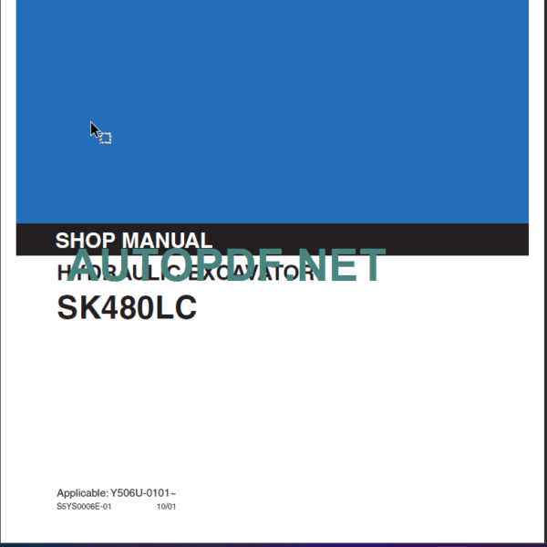 SK480LC SHOP MANUAL