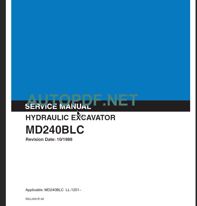 MD240BLC SERVICE MANUAL