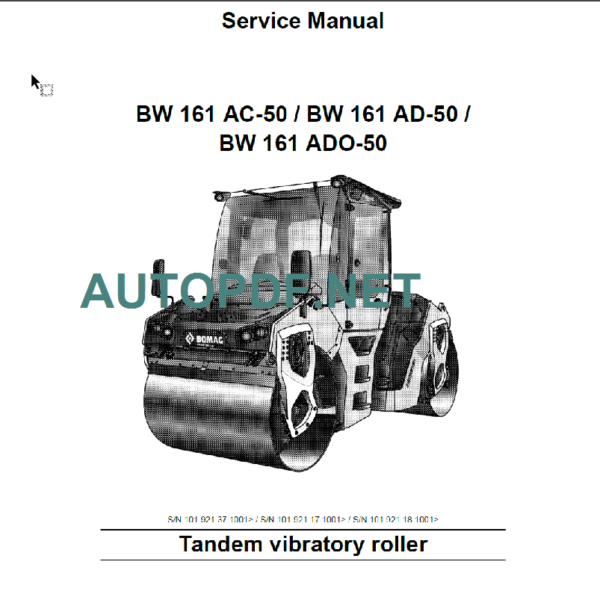 BW 161 ADO-50 Service Manual