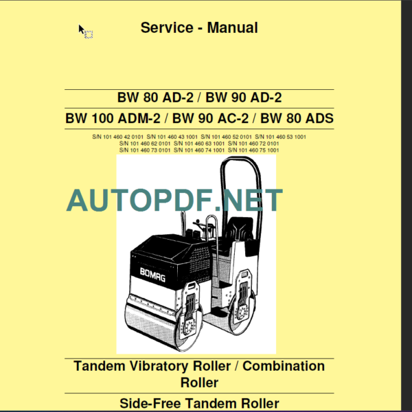 BW 80 ADS Service Manual