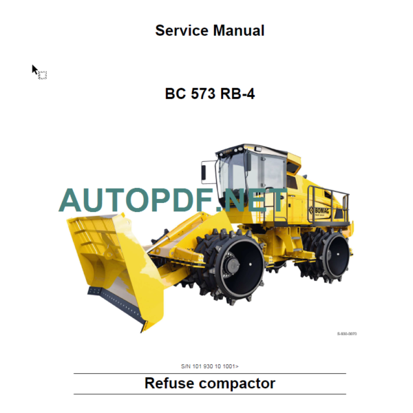 BC 573 RB-4 Service Manual