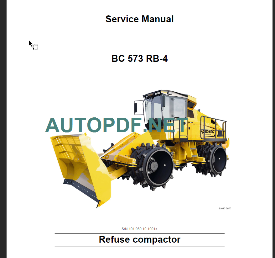 BC 573 RB-4 Service Manual