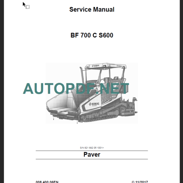 BF 700 C S600 Service Manual