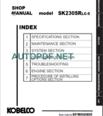 SK230SRLC-5 (NA 2019) Shop Manual