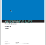 SK485-9 Tier 4 SERVICE MANUAL