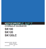 SK120LC SERVICE MANUAL 1995