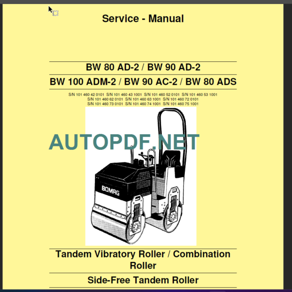 BW 90 AC-2 Service Manual